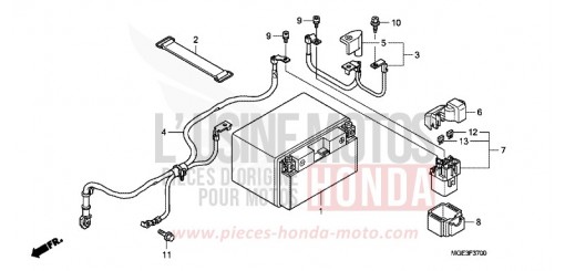 BATTERIE VFR1200FC de 2012